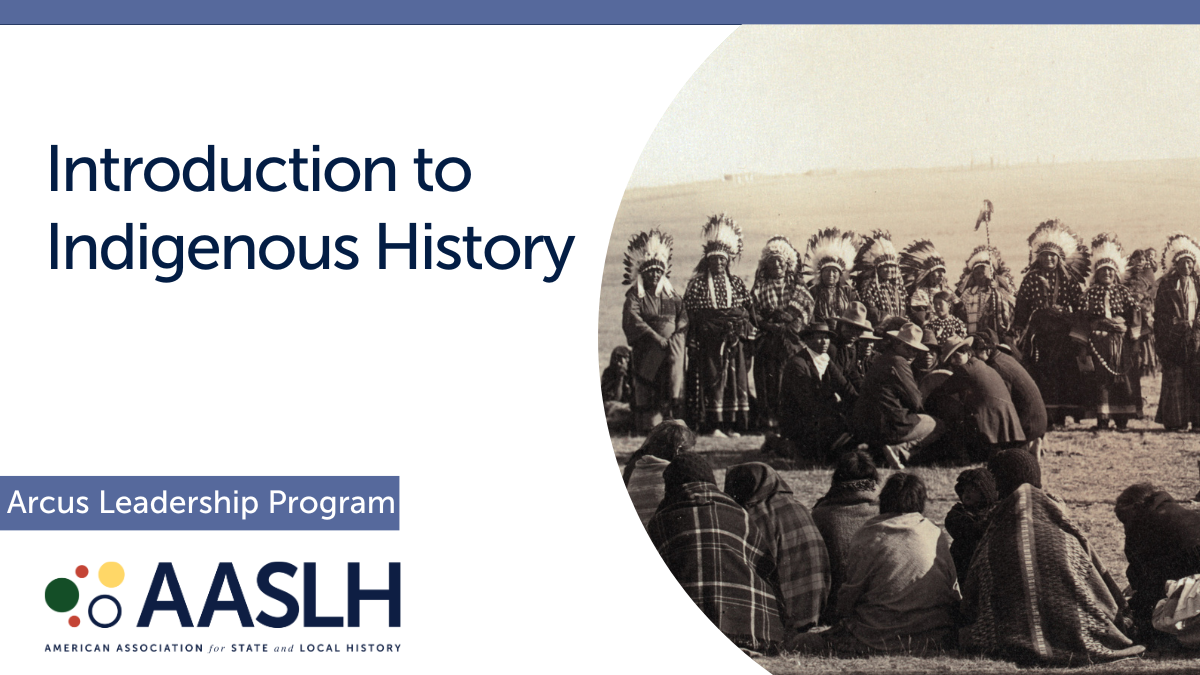 Arcus Course: Introduction to Indigenous History